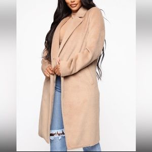 Fashion Nova Taupe It’s a Long Story Jacket